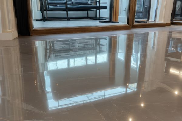 Professional floor polishing and buffing